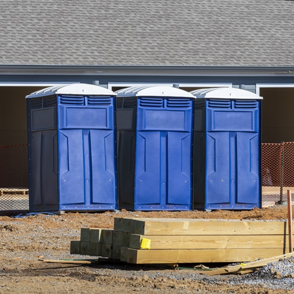 how often are the porta potties cleaned and serviced during a rental period in Montevallo AL